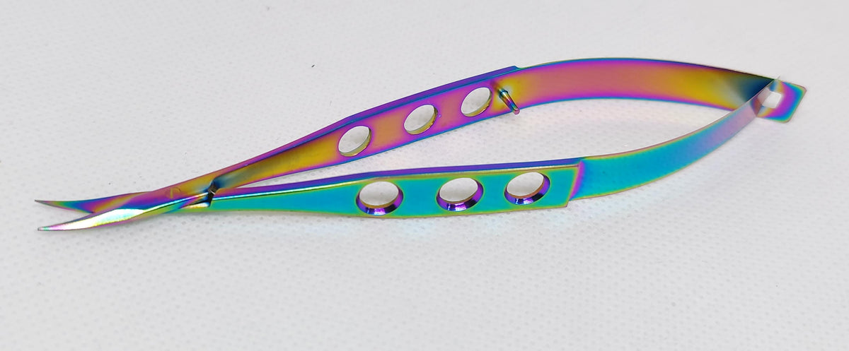 Ophthalmic Westcott Scissors Multi Coated Curved 115mm, 15mm Blade Blunt tips