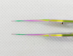 Ophthalmic Corneal Forceps Multi PVD Coating Straight, 0.12mm, Stainless Steel