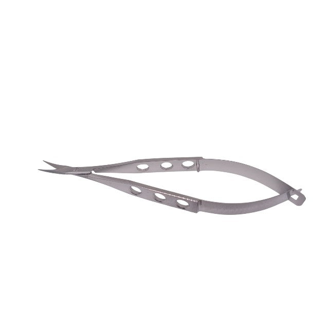 Ophthalmic Westcott Scissors Curved 115mm, 15mm Blade Blunt tips Stainless Steel