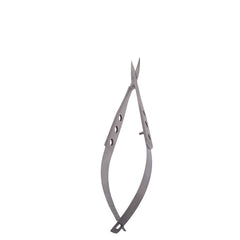Ophthalmic Westcott Scissors Curved 115mm, 15mm Blade Blunt tips Stainless Steel