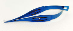 Ophthalmic Titanium Vannas Scissors Micro Blades 6mm long Sharp tips Curved