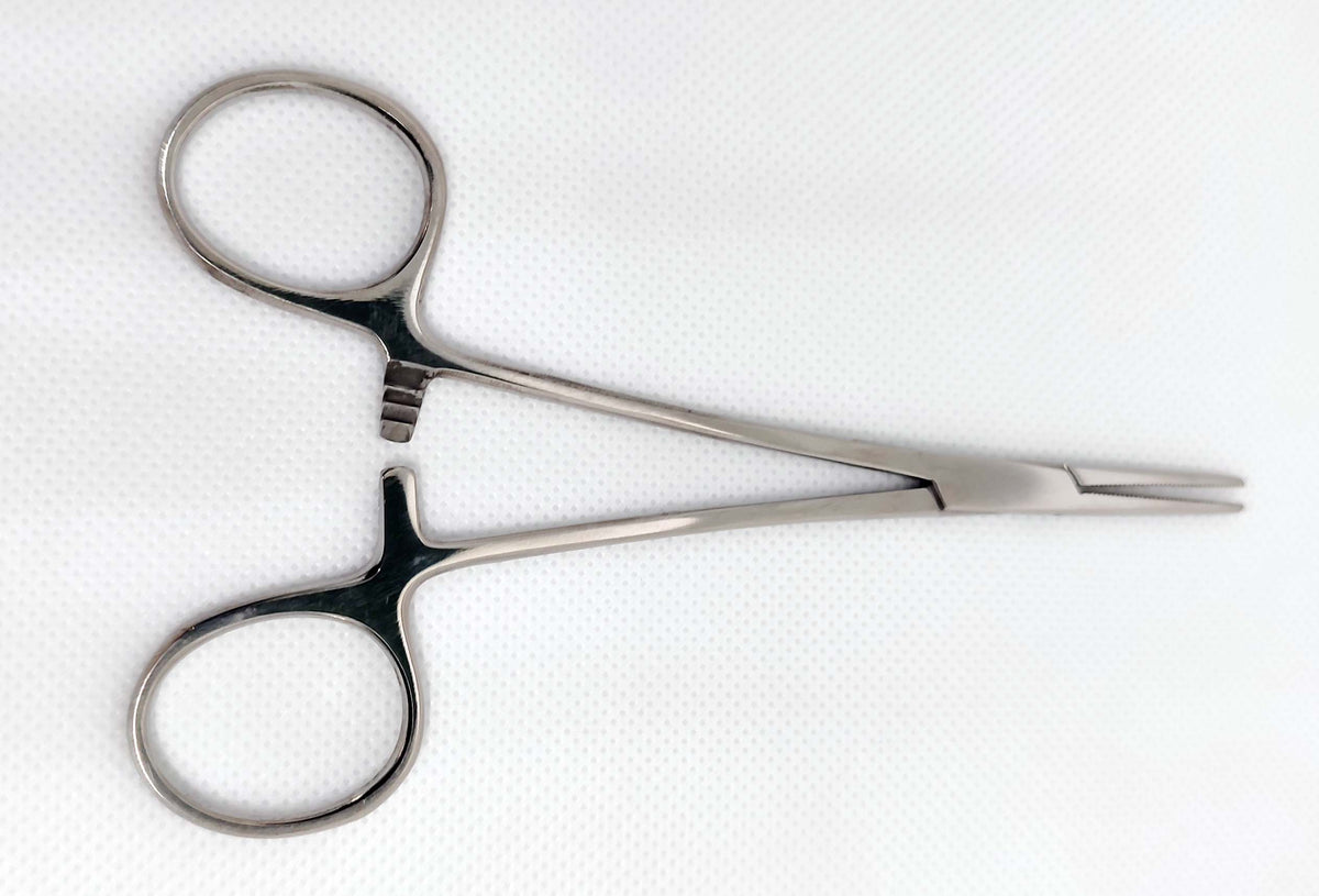 Small Halsted Mosquito Forceps Straight Delicate 4.5" (114mm) Stainless Steel
