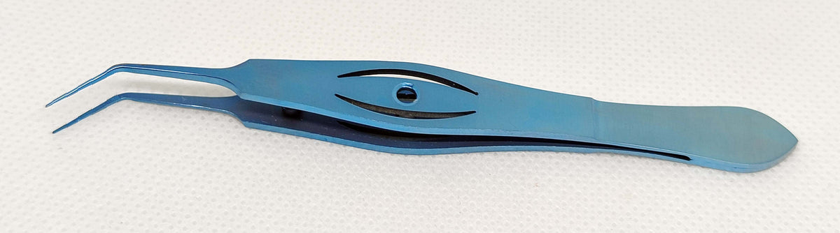 Ophthalmic Kelman-McPherson Forceps Angled 11mm Titanium