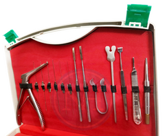 DCR Surgery Set 31 Pieces with Plastic Box Packaging Stainless Steel Material