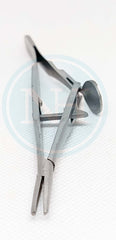 Ophthalmic Kalt Needle Holder Straight with lock delicate, smooth jaws Stainless Steel