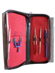 FEMTO Cataract Set 5 Pcs with Leather Pouch for Ophthalmic Surgery