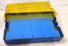 Autoclavable Double Layer Disinfecting Box with Silicone Mat 6" x 10" x 1.75"