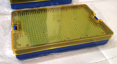 Autoclavable Double Layer Disinfecting Box with Silicone Mat 6" x 10" x 1.75"