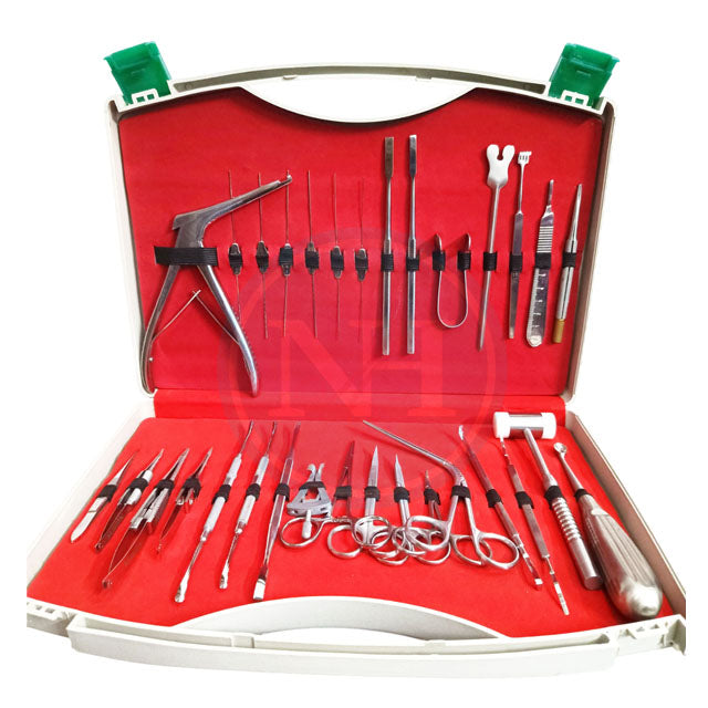 DCR Surgery Set 31 Pieces with Plastic Box Packaging Stainless Steel Material