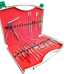 DCR Surgery Set 31 Pieces with Plastic Box Packaging Stainless Steel Material