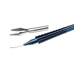 Ophthalmic Vitreoretinal Micro IOL Fixation Forceps 23G & 25G Titanium