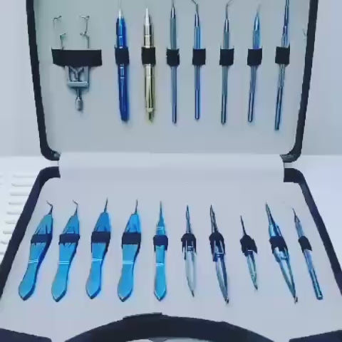 Ophthalmic Cataract /Phaco Surgery Set Titanium 18 Pcs