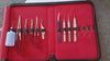 Stainless Steel Ophthalmic Corneal Transplant Surgery Set - 15 Pcs with Leather Pouch
