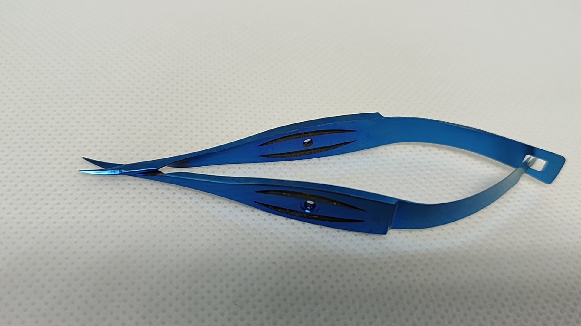 Ophthalmic Titanium Vannas Scissors Micro Blades 6mm long Sharp tips Curved