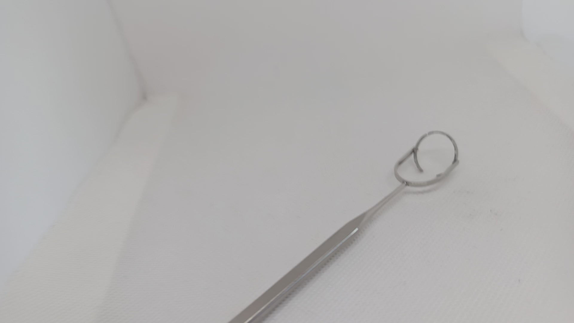 Ophthalmic Fine Thornton Fixation Ring Flat Teeth 8mm, 12mm Blades (2 PCS Pair)